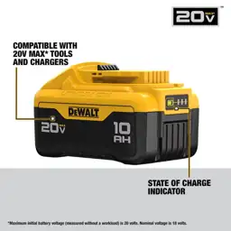 DEWALT 20-Volt MAX lithium-ion 10.0… — Photo 2