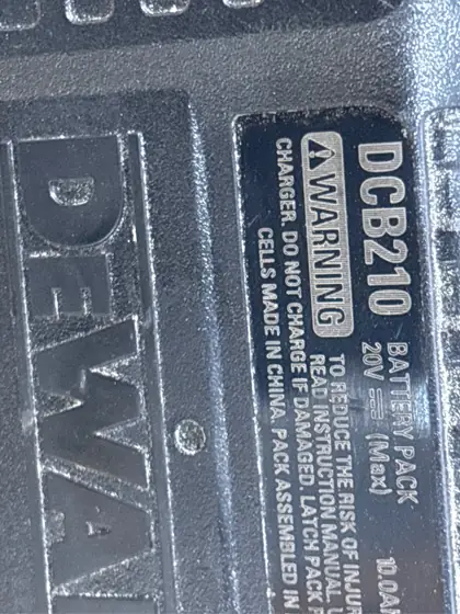 DEWALT 20-Volt MAX lithium-ion 10.0… — Photo 5