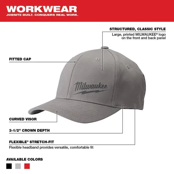 Small/Medium Gray Fitted Hat(QTY2) — Photo 2