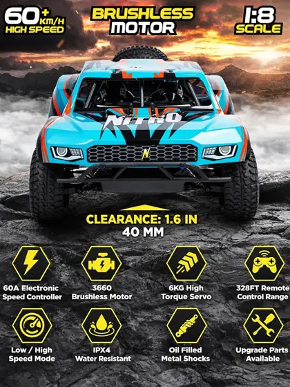 1/8 Scale Brushless RC Car… — Photo 2