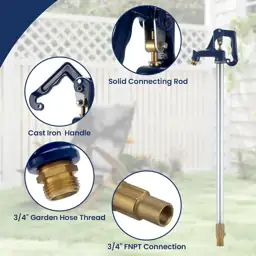 3.25ft Frost-Proof Yard Hydrant, 12"… — Photo 2