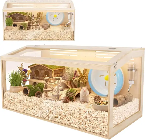 Wooden Hamster Cage, 32in Large… — Photo 1