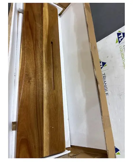 Acacia Wood Bathtub Tray Caddy,… — Photo 3