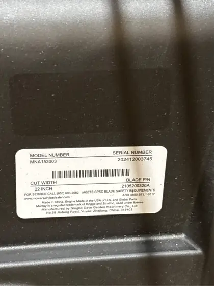 Murray 22 in. 140 cc… — Photo 5