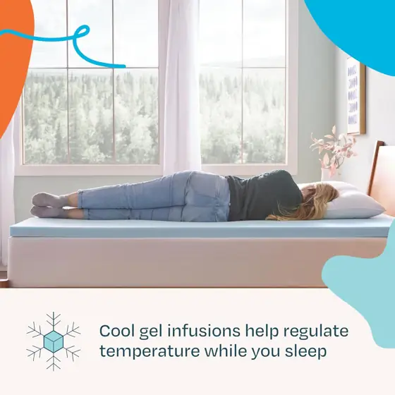 Linenspa Memory Foam Mattress Topper… — Photo 2