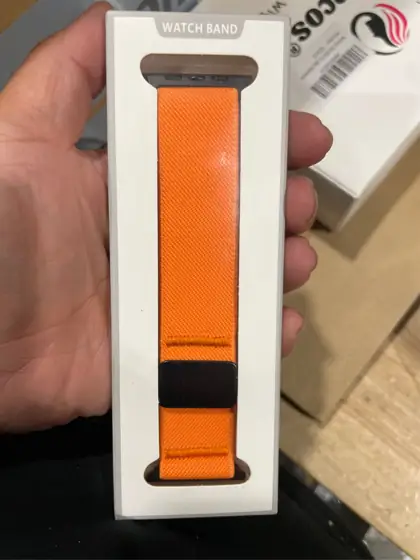Magnetic Elastic Nylon Apple Watch… — Photo 3