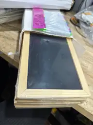 Mini Wooden Double-Sided Chalkboards with… — Photo 4
