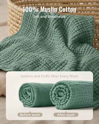 Blissful Diary Muslin Baby Hooded… — Photo 2