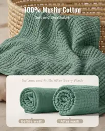 Blissful Diary Muslin Baby Hooded… — Photo 2
