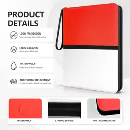 9 Pocket Zip Card Binder,… — Photo 2