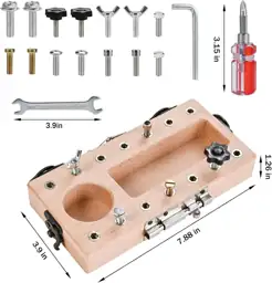 Montessori Screwdriver Board Set with… — Photo 2