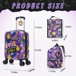 16' Kid's Luggage Set with… — Photo 2