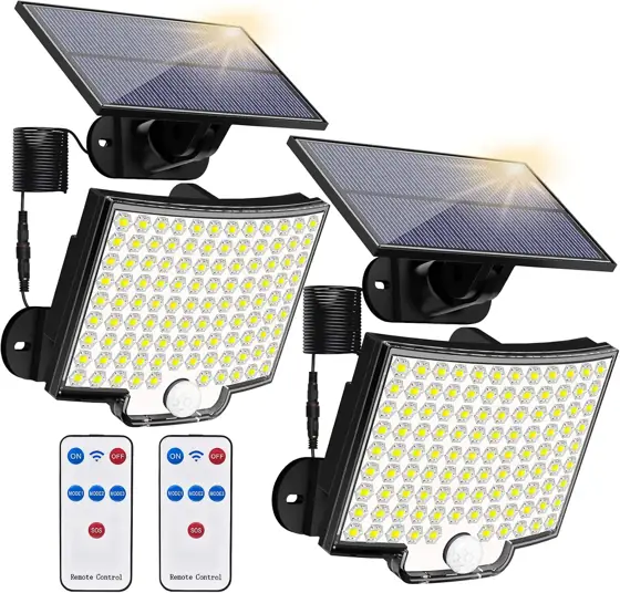 Solar Lights Outdoor 106LED 3000LM… — Photo 1