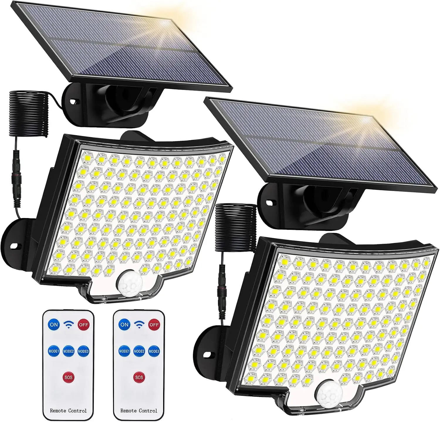 Solar Lights Outdoor 106LED 3000LM… — Photo 1