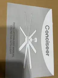 Conciseer 72-Inch Ceiling Fan with… — Photo 4