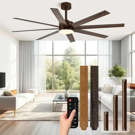 Conciseer 72-Inch Ceiling Fan with… — Photo 1