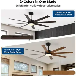 Conciseer 72-Inch Ceiling Fan with… — Photo 2