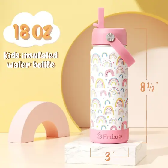 Fimibuke 18oz Kids Insulated Water… — Photo 2