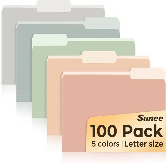SUNEE File Folders Letter Size… — Photo 1
