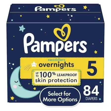 Pampers Swaddlers Overnight Baby Diapers… — Photo 1