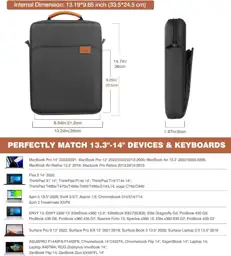 MoKo 13.3-14 Inch Laptop Sleeve… — Photo 2