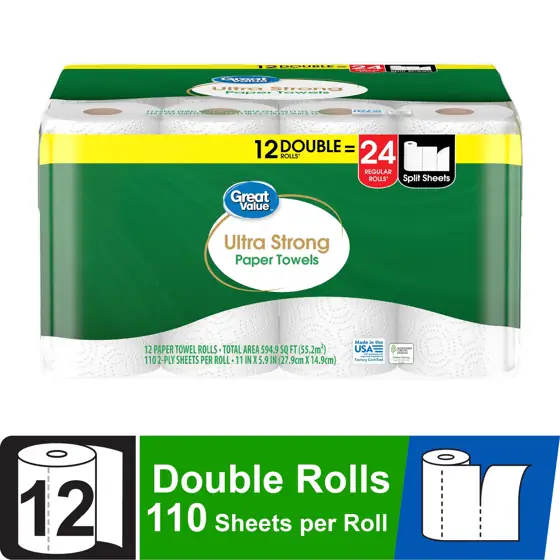 Great Value Ultra Strong Paper… — Photo 1