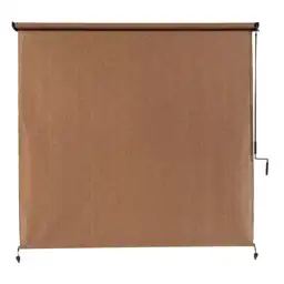 Coolaroo Walnut Cordless UV Blocking… — Photo 1