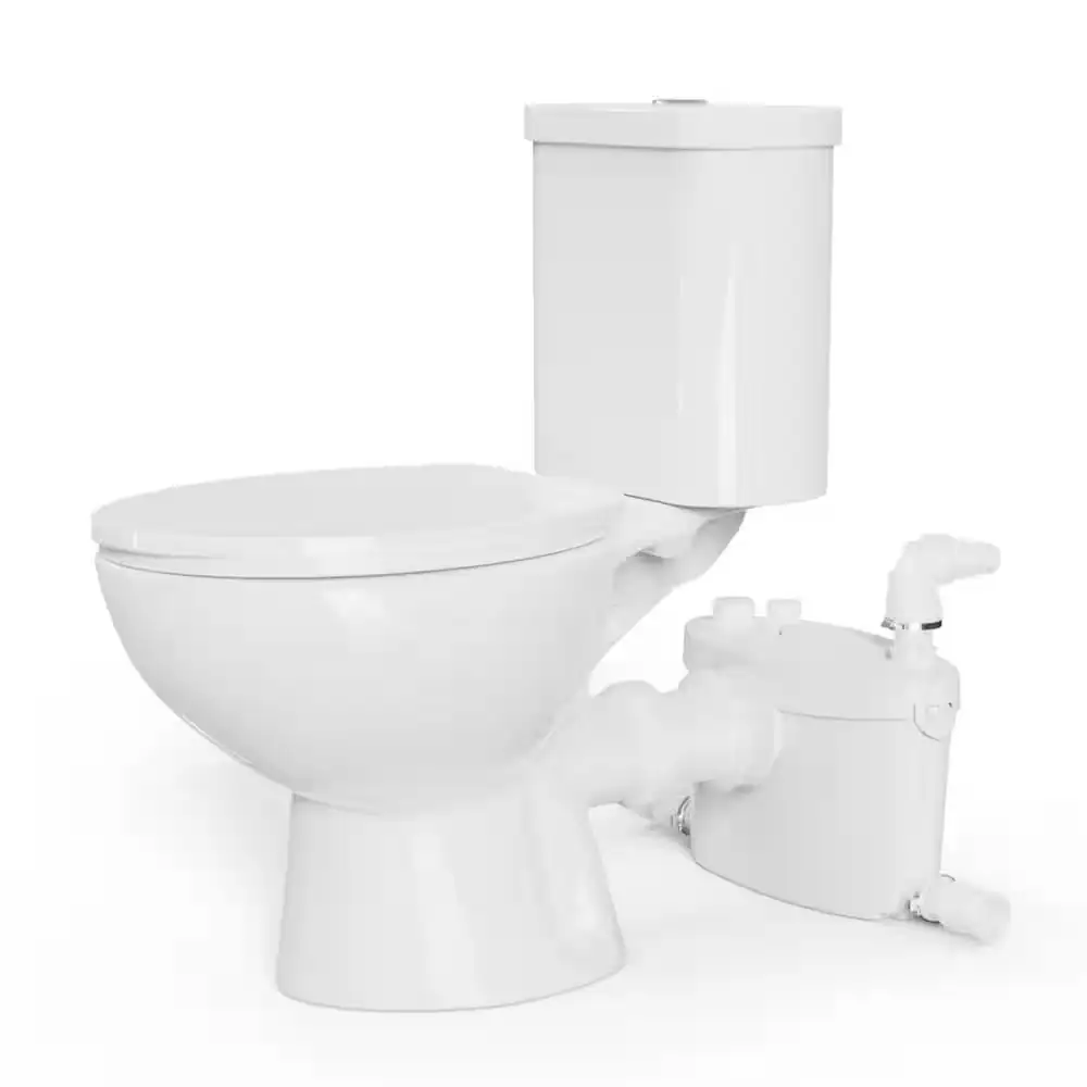 Rear Drain Macerating Toilet, 2-Piece,… — Photo 1