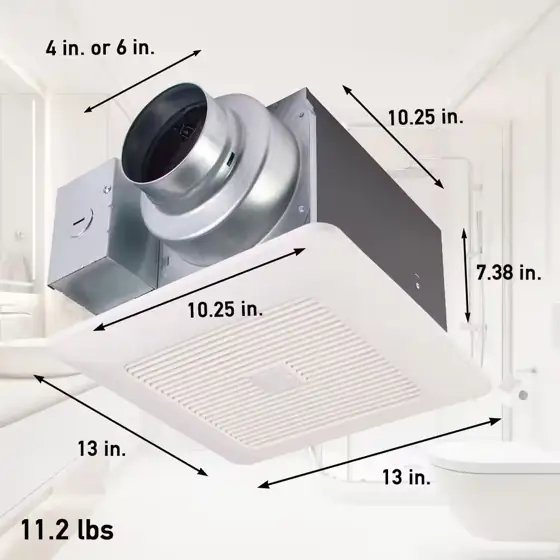 Panasonic WhisperSense Fan with Motion&Humidity… — Photo 2