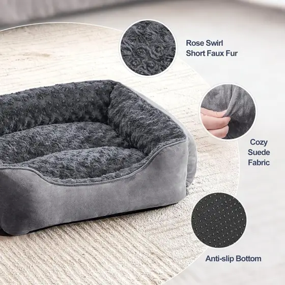 JOEJOY Rectangle Dog Bed for… — Photo 2