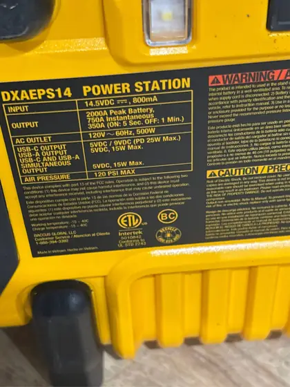 DEWALT Portable Power 2000 Peak… — Photo 6