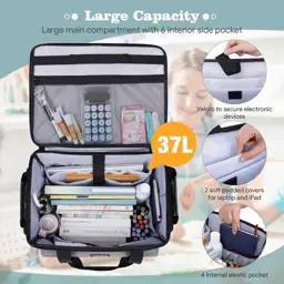INSMEER Rolling Teacher Bag with… — Photo 2