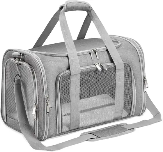 Soft-Sided Cat/Dog/Pet Carrier, Collapsible Pets… — Photo 1