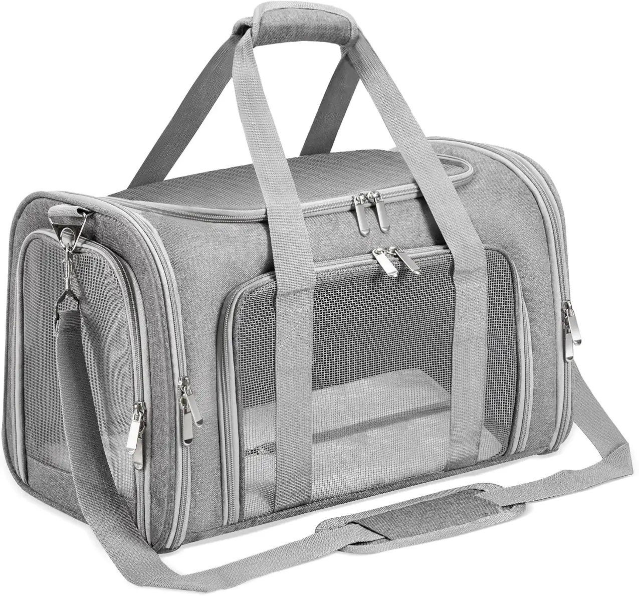Soft-Sided Cat/Dog/Pet Carrier, Collapsible Pets… — Photo 1