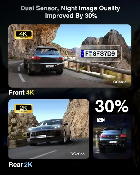 FAIMEE 4K Dash Cam Front… — Photo 2