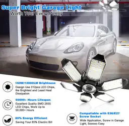 Garage Lights - 32000LM LED… — Photo 2
