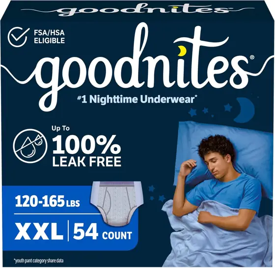 GoodNites Boys Nighttime Underwear, Size… — Photo 1
