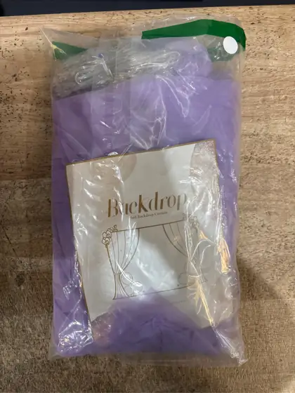 Purple 10x10ft Tulle Backdrop Curtain… — Photo 4