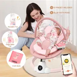 Uuoeebb Baby Swing, Bluetooth Swing… — Photo 2
