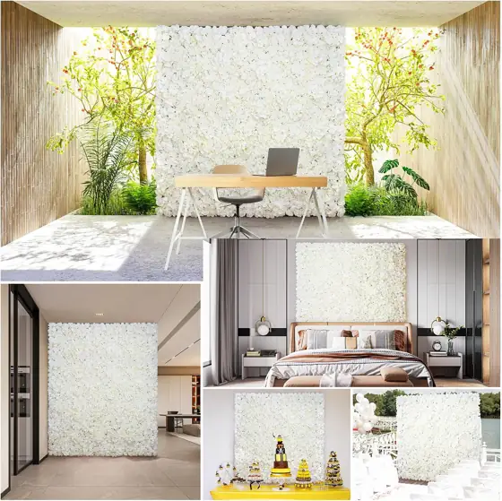 12pcs Flower Wall Backdrop16.5 x16.5… — Photo 2