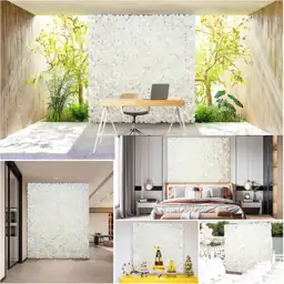 12pcs Flower Wall Backdrop16.5 x16.5… — Photo 2
