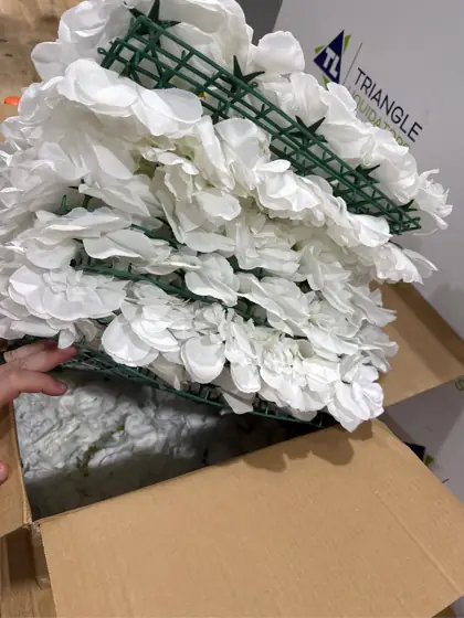 12pcs Flower Wall Backdrop16.5 x16.5… — Photo 5