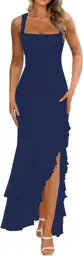 BORIFLORS Women's Elegant Bodycon Ruched… — Photo 1