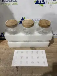 KEYWING 88oz Glass Jars w/Acacia… — Photo 3