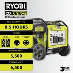 6500-Watt Gasoline Powered Inverter Generator… — Photo 2