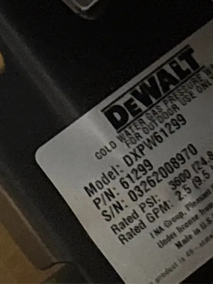 DEWALT 3600 PSI 2.5 GPM… — Photo 4