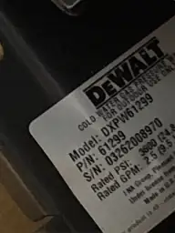 DEWALT 3600 PSI 2.5 GPM… — Photo 4