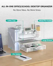 WALI Desk File Organizer, 4-Tier… — Photo 2
