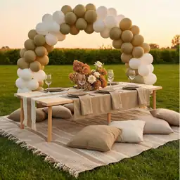 60x30 Folding Picnic Table, Boho… — Photo 2