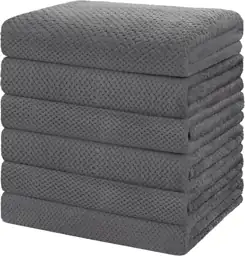 HOMEXCEL 6PK Bath Towel Set,… — Photo 1